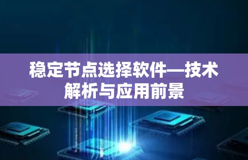 稳定节点选择软件—技术解析与应用前景