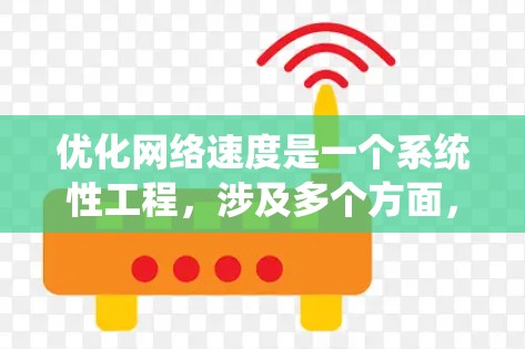 优化网络速度是一个系统性工程，涉及多个方面，包括硬件配置、网络带宽、协议设置、存储设备优化、网络管理工具使用以及网络协议设置等。以下是对网络速度优化方案的详细步骤和解释