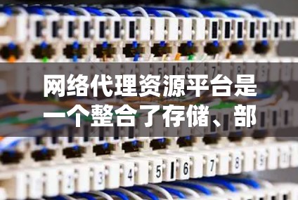 网络代理资源平台是一个整合了存储、部署、监控和安全等子平台的系统，旨在管理网络资源，如服务器、存储设备等，以便文件或数据的高效转移和管理。以下是对该平台的详细分析